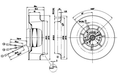 Imagem de Motor Radial 175mm Monofásico R2S175-AA07-39 Ebmpapst