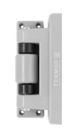 DOBRADICA MEDIA EXTERNA COM ABERTURA PARA DIREITA/ESQUERDA COM RAMPA 1392 (1217) POLIACETAL FERMOD - F301392