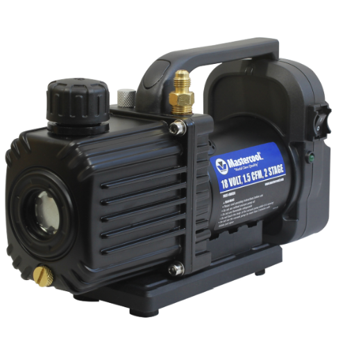 BOMBA DE VACUO 1,5CFM S/FIO COMPLETA MASTERCOOL (90058-BR)