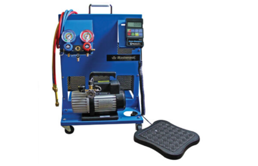 ESTACAO VACUO 6CFM E GARGA C/BALANCA DIG MANIFOLD 4VIAS MASTERCOOL (91585-2V-220)