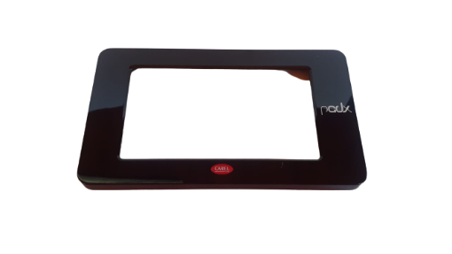 MOLDURA FRONTAL PRETA CAREL PGDX 4,3" (PGTA00FB00)