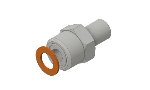 ADAPTADOR (NIPPLE) DANFOSS OUB 5/8 (040B0144)