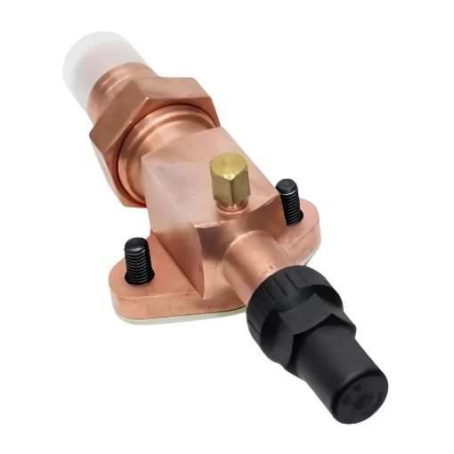 CJ VALVULA DE SERVICO - 1.1/8" C/FLANGE E BOCA BITZER - MAAPR002001