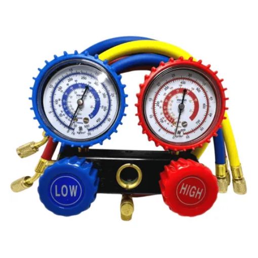 MANG. MANIFOLD 243CM R12 R22 R134A VULKAN VLCH-396RYB-S (JG C/03)