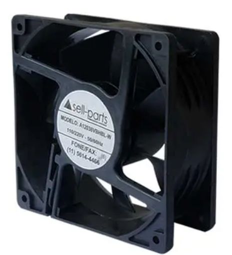MICRO VENTILADOR 120X120X38MM 12V SELL PARTS - D12038V12HBL