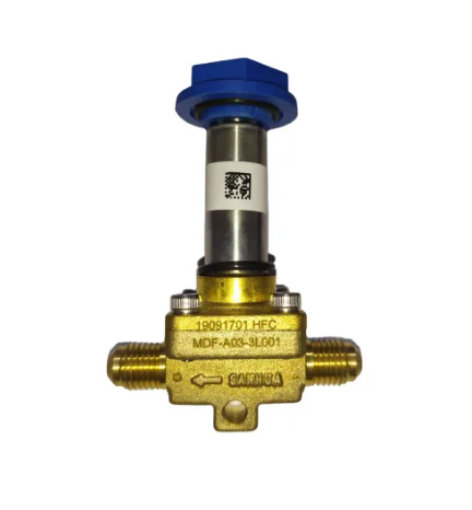 VALV SOL NF S/ BOBINA 3/8R 6MM SANHUA MDF6