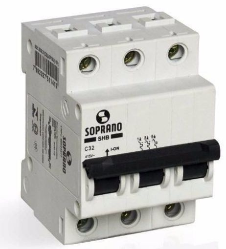 DISJUNTOR TRIPOLAR SOPRANO SHB 3P X 10A - 20003.1744.22