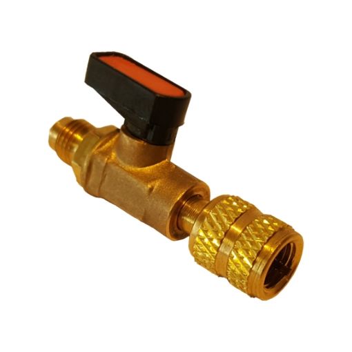 VALVULA BOLA CARGA/DESCARGA 1/4 SAE M 1/4 SAE F - 20003.1001.70