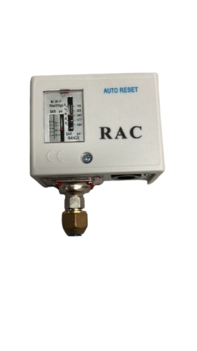 Imagem de PRESSOSTATO SIMPLES DE ALTA PRESSAO RAC PA5-A COM REARME AUTOMATICO E DIFERENCIAL AJUSTAVEL (045-102)