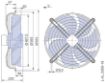 Imagem de MOTOR AXIAL COM GRADE 500MM 3F FN050-4DK.4I.V7P1 (CORRENTE ALTERNADO) ZIEHL-ABEGG (153540)