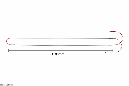Imagem de RESISTENCIA TRINEVA 22 FTBN 220V 1F 1350W 1580MM (2 MOTORES)