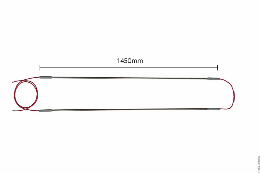 Imagem de RESISTENCIA TRINEVA FTBH 220V 1F 1900W 1450MM (2 MOTORES)