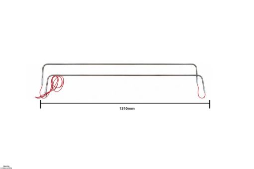 Imagem de RESISTENCIA BANDEJA INOX TRINEVA FTBS/FTBI 220V 1F 1100W 1310MM (1 MOTOR)