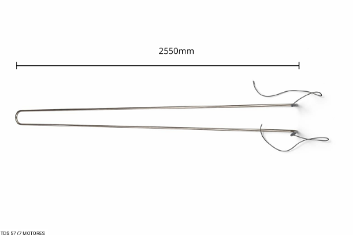 Imagem de RESISTENCIA TRINEVA TDS 57 220V 1F 2975W 2550MM (7 MOTORES)